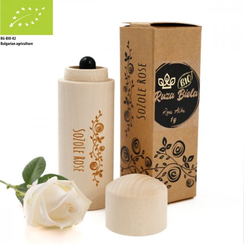 Vzácny Bulharský ružový olej BIO - 2 druhy Ruža damašská a Ruža biela - Veľkosť balenia: 3 g, Druh Ruže: Ruža biela