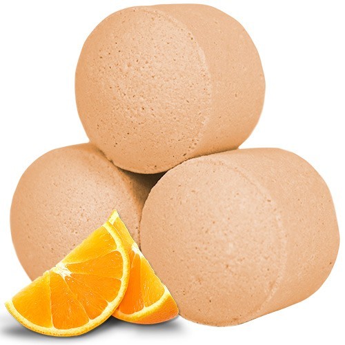 Šumivé guličky do kúpeľa - Esenciálne oleje: Pomaranč