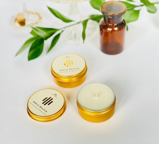 Aromaterapeutická sviečka z kolekcie SACRUM - Veľkosť balenia: 200g, Vôňa sviečky: Láska je odpoveď