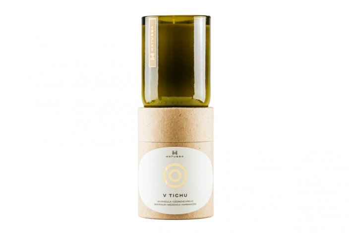 Aromaterapeutická sviečka z kolekcie SACRUM - Veľkosť balenia: 280g, Vôňa sviečky: V tichu